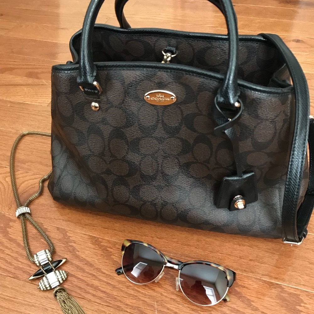 Coach Margot Carryall Signature Canvas Satchel
